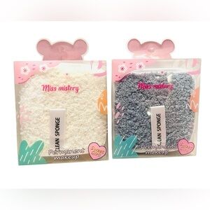 Reusable Makeup Remover Sponges | The Ultimate Facial Cleansing Pad - Grey/White